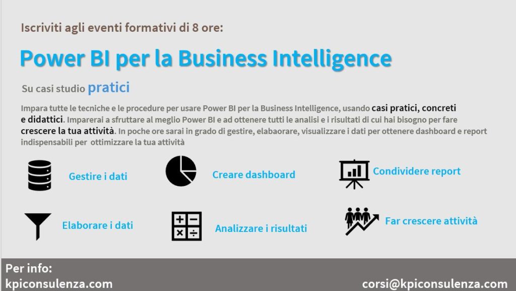 Corsi Power Bi Milano