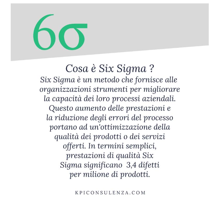 Cosa è Six Sigma ?