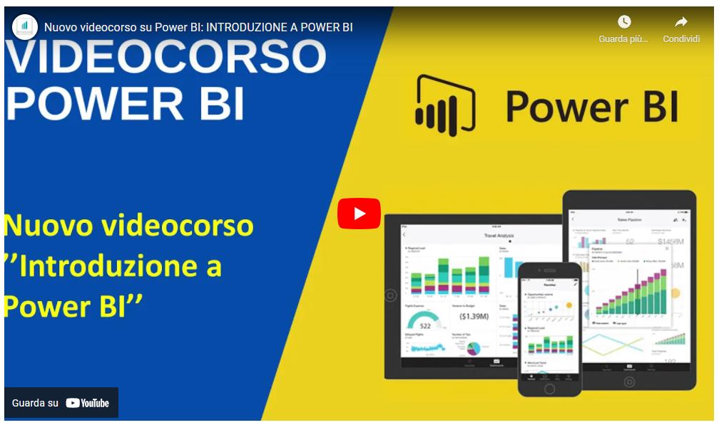 Videocorso Power BI