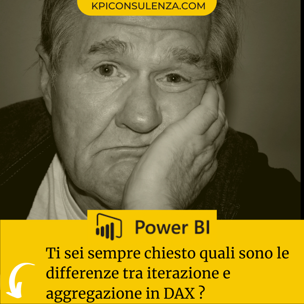 Funzioni di iterazione e funzioni di aggregazione col DAX in Power BI